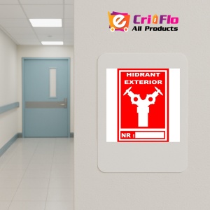 Indicator Cu hidrant exterior personalizata, Sticker autocolant - Img 5