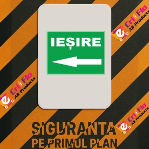 Indicator Cu iesire prin stanga, Sticker autocolant - Img 3