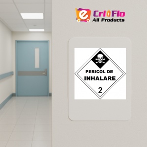 Indicator Cu pericol de inhalare clasa 2 adr, Sticker autocolant - Img 4