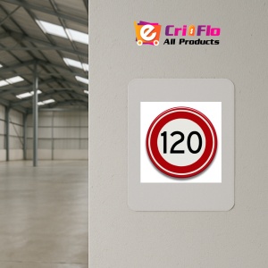 Indicator cu viteza maxima de 60 km pe ora, Sticker autocolant - Img 3