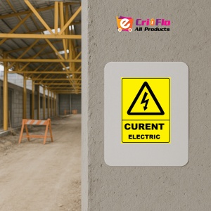 Indicator De avertizare pentru curent electric, Sticker autocolant - Img 5