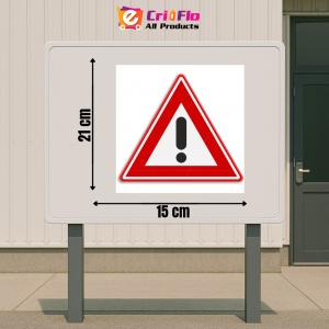 Indicator de circulatie alte pericole, Sticker autocolant - Img 2