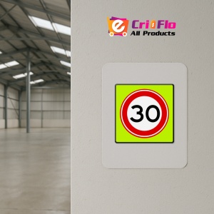 Indicator De circulatie Viteza maxima 30 km, Sticker autocolant - Img 3