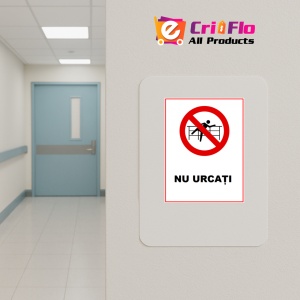 Indicator De interzicere nu urcati, Sticker autocolant - Img 4