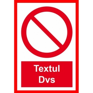 Indicator De interzicere parcare cu textul personalizat, Sticker autocolant