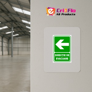 Indicator De securitate iesire in stanga, Sticker autocolant - Img 3