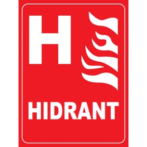 Indicator De siguranta pentru hidrant, Sticker autocolant