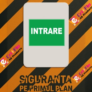 Indicator De siguranta pentru intrare, Sticker autocolant - Img 2