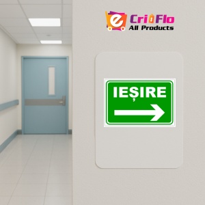 Indicator De urgenta iesire in dreapta, Sticker autocolant - Img 4