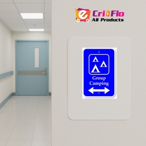 Indicator De zona de camping, Sticker autocolant - Img 4