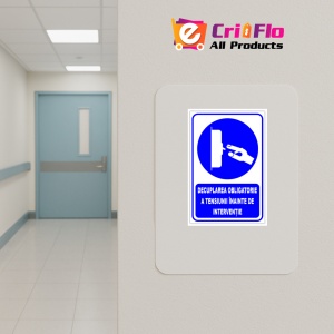Indicator Decuplarea obligatorie a tensiunii inainte de interventie, Sticker autocolant - Img 4