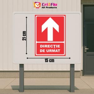 Indicator Directie de urmat inainte, Sticker autocolant - Img 2