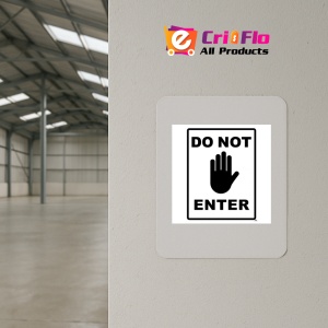 Indicator Do Not Enter Sign, Sticker autocolant - Img 3