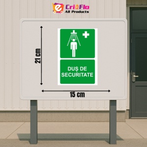 Indicator Dus de securitate v1, Sticker autocolant - Img 2