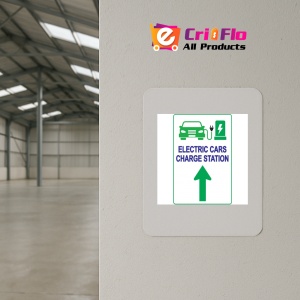 Indicator Electric Vehicle Station Sign, Sticker autocolant - Img 3