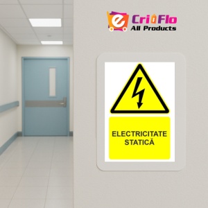 Indicator Electricitate statica indicator de avertizare, Sticker autocolant - Img 5