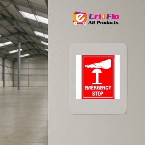 Indicator Emergent stop sign, Sticker autocolant - Img 3