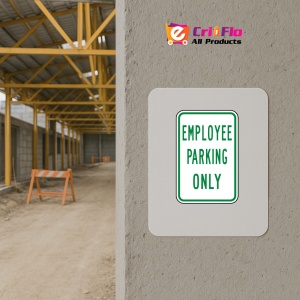 Indicator Employee Parking Only, Sticker autocolant - Img 5
