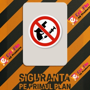 Indicator Eticheta fara arme si droguri, Sticker autocolant - Img 2