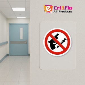 Indicator Eticheta fara arme si droguri, Sticker autocolant - Img 4