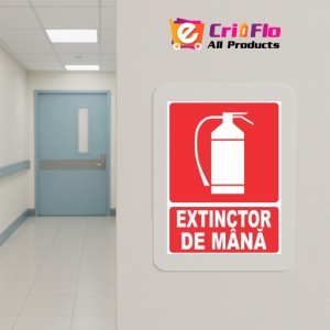 Indicator Extinctor de mana, Sticker autocolant - Img 5