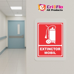 Indicator Extinctor mobil, Sticker autocolant - Img 5