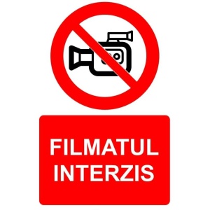 Indicator Filmatul interzis indicator de interzicere, Sticker autocolant