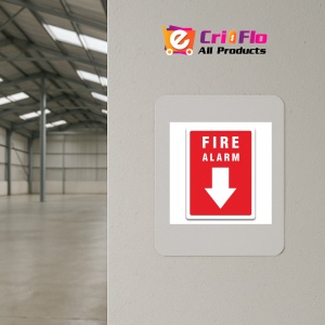 Indicator FIRE ALARM SIGN, Sticker autocolant - Img 3