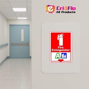 Indicator Fire extinguisher sign, Sticker autocolant - Img 4