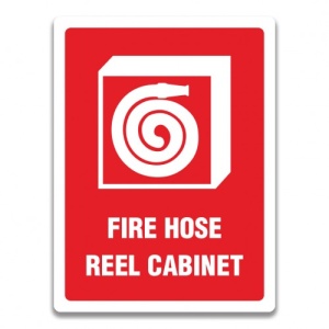 Indicator FIRE HOSE REEL CABINET SIGN, Sticker autocolant