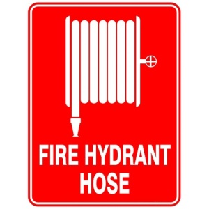 Indicator Fire hydrant hose signs, Sticker autocolant