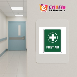 Indicator FIRST AID SIGN, Sticker autocolant - Img 4