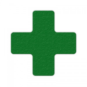 Indicator Forma + verde pentru pardoseala din depozite si hale, Sticker autocolant