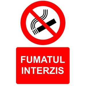 Indicator Fumatul interzis indicator de interzicere, Sticker autocolant