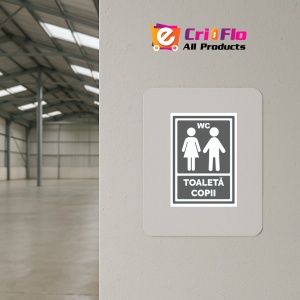Indicator Gri pentru toaleta copii, Sticker autocolant - Img 3
