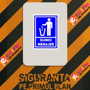 Indicator Gunoi menajer, Sticker autocolant - Img 2