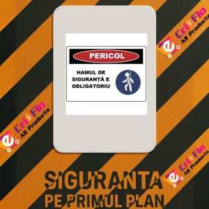 Indicator Hamul de siguranta e obligatoriu, Sticker autocolant - Img 2