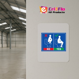 Indicator How to Use The Toilet, Sticker autocolant - Img 3