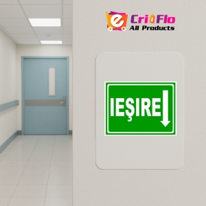 Indicator Iesire in sageata in jos, Sticker autocolant - Img 4