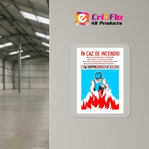 Indicator In caz de incendiu PSI, Sticker autocolant - Img 4