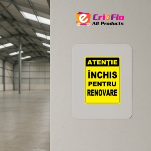 Indicator Inchis pentru renovare, Sticker autocolant - Img 3