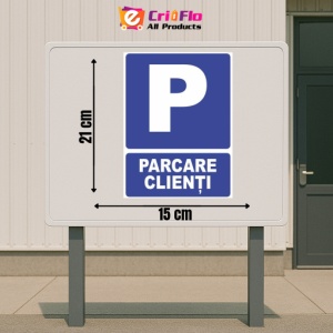 Indicator Indicator parcare clienti, Sticker autocolant - Img 2