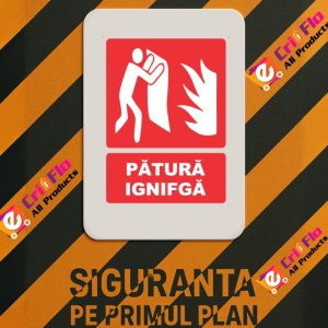 Indicator Indicator patura ingnifuga, Sticker autocolant - Img 3