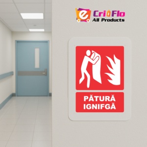 Indicator Indicator patura ingnifuga, Sticker autocolant - Img 5