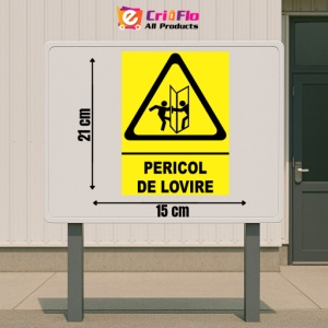 Indicator Indicator pericol de lovire, Sticker autocolant - Img 2