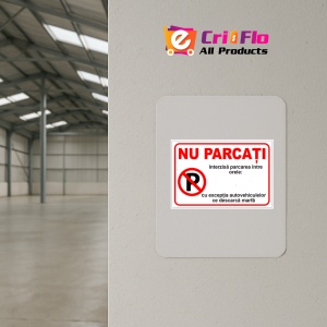 Indicator Interzis parcare intre orele, Sticker autocolant - Img 3