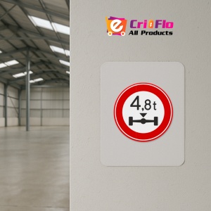 Indicator Interzis pentru sarcina excesiva pe osie, Sticker autocolant - Img 3