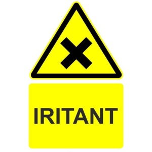 Indicator Iritant indicator de avertizare, Sticker autocolant