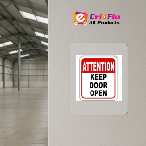 Indicator Keep this door open sign, Sticker autocolant - Img 3