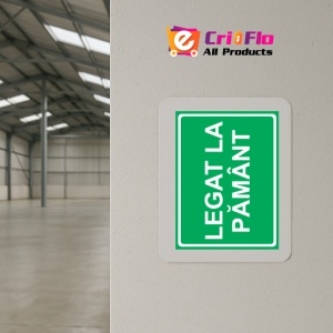 Indicator Legat la pamant, Sticker autocolant - Img 4